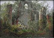 Ruins of Eldena Monastery near Greifswald Caspar David Friedrich